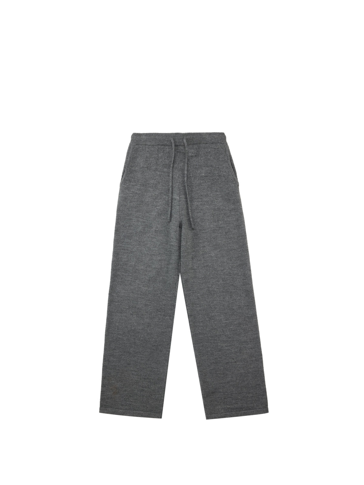 FPA Merino Wool Anti-Pilling Knit Casual Trousers Autumn/Winter Retro Track Suit Straight-Leg Knit Pants