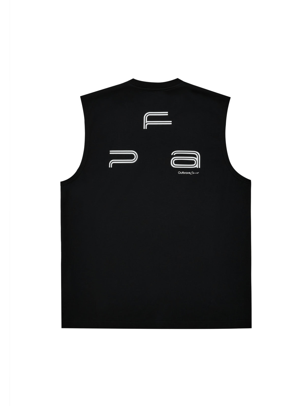 FPA Triangle Logo COOLMAX Sweat-Wicking Tank Top for Men - Athletic Running, Gym, Outdoor Quick-Dry Sleeveless Tee