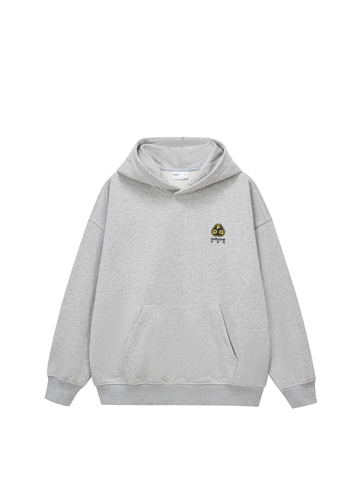 FPA Warm Fleece Hooded Sweatshirt for Men and Women – Loose Fit, Heavyweight, Unisex Logo Streetwear for Spring and Autumn