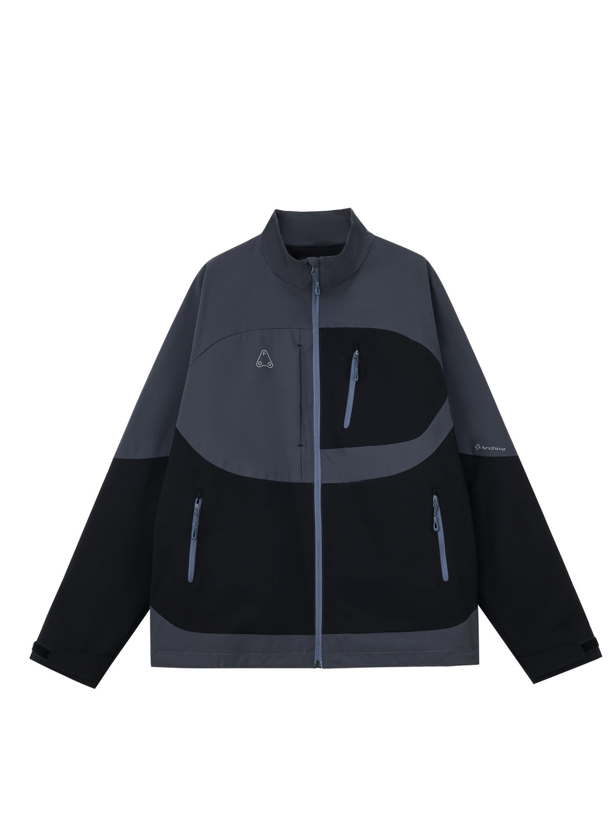 FPA Three-Proof Paneled Shell Jacket Spring Design High-End Contrast Color Stand Collar Outdoor Couple Sports Jacket for Men