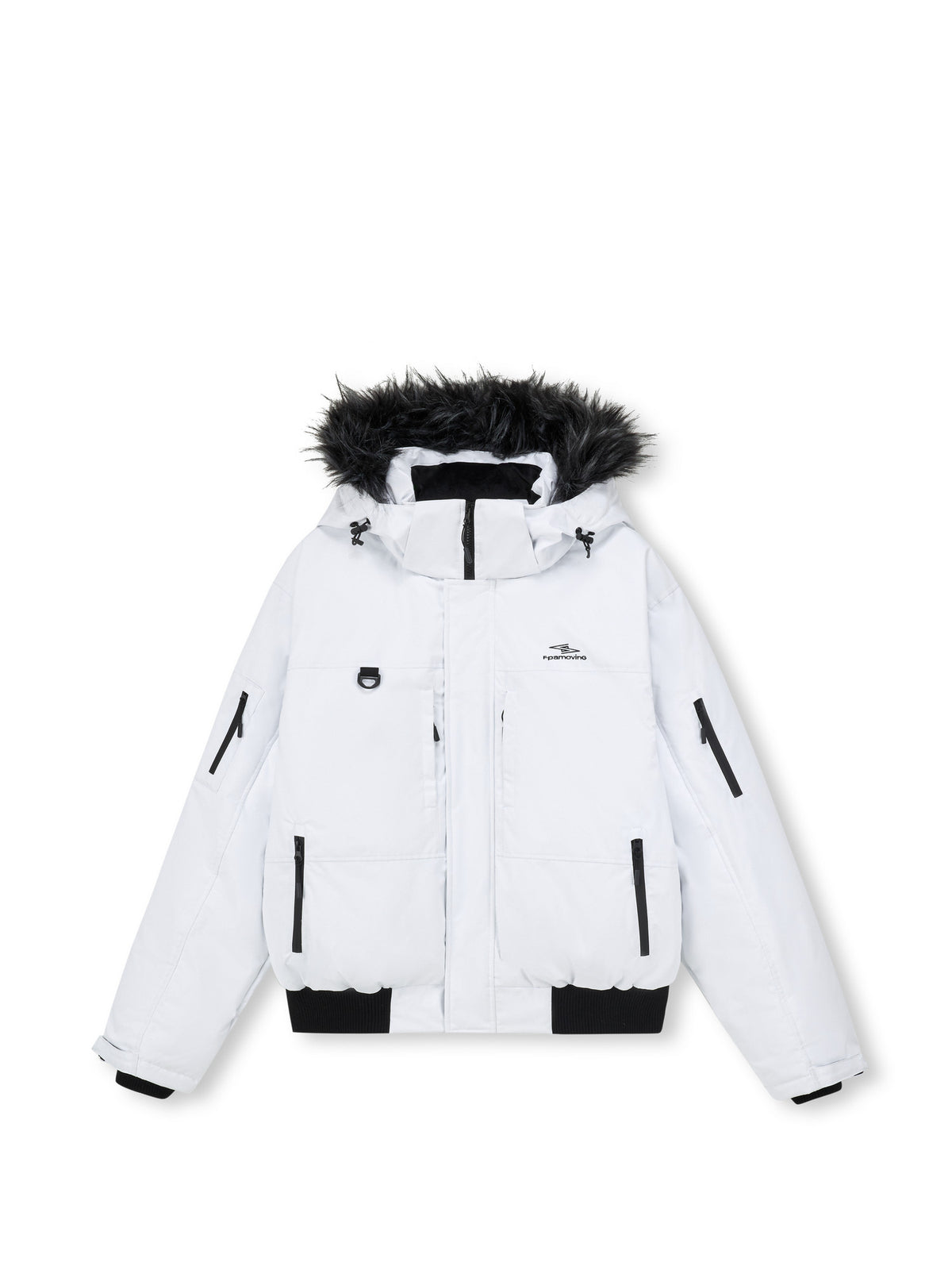 FPA Teflon Triple-Protection Extreme Cold Parka Down Jacket – Chinese Streetwear Trend, Loose Fit, Unisex, Fur Collar