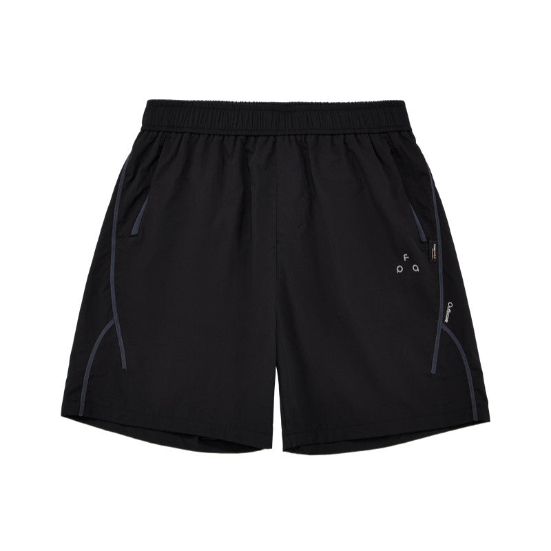 FPA Outdoor Lightweight Sports Contrast Color Water-Repellent Tear-Resistant Shorts Summer Pocket Zipper Hasso Five-Point Shorts for Men