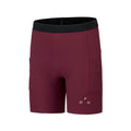 FPA Women's Anti-Slip Ribbed Running Compression Shorts for Outdoor Sports, Summer Fitness 3-Inch Shorts