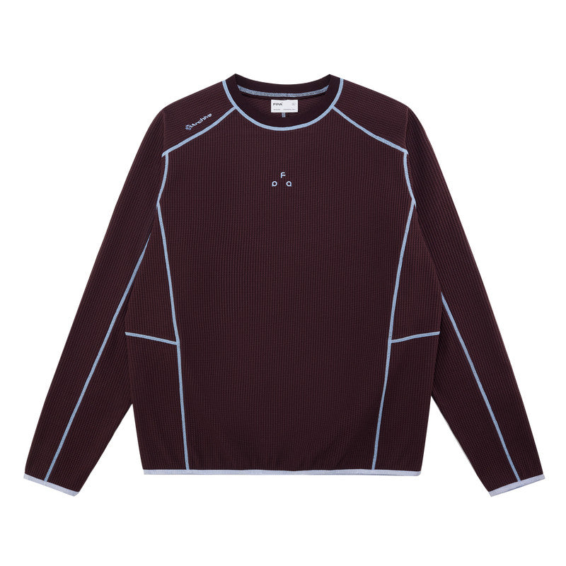 FPA Quick-Dry Sun-Protection Contrast Stitch Long-Sleeve T-Shirt, Spring Premium Design, Crew Neck, Casual Outdoor Sports Tee for Men and Women