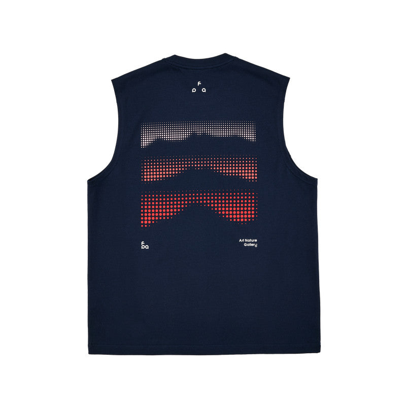 FPA7A Antibacterial Quick-Dry Anti-Mite Sleeveless Vest - Summer Outdoor Sports Round Neck Fitness Tank Top