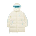 FPA Color-Block Hooded Mid-Length Down Jacket, Chinese Streetwear Brand, Loose Unisex Winter Thick Down Coat for Men