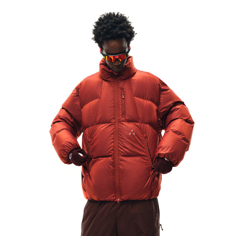 FPA Skin-Feel Glossy Quilted Stand-Collar Down Jacket Winter Essential Premium Warmth