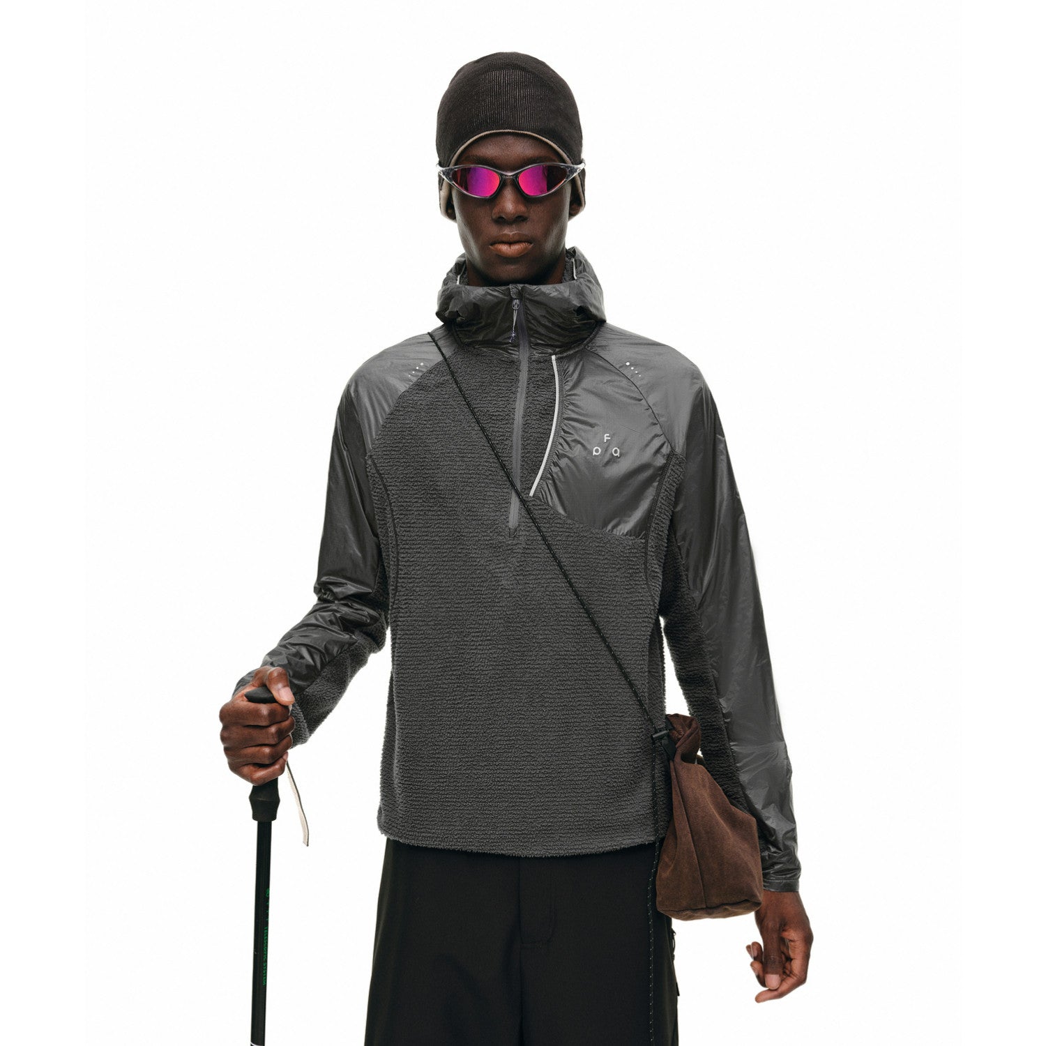 FPA Hooded Primaloft® Fleece Patchwork Sweatshirt – Spring/Fall Outdoor Breathable Couple Jacket