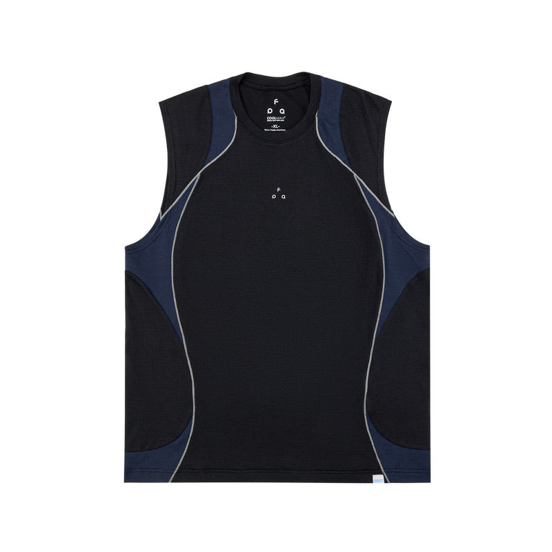 FPA Arc Contrast COOLMAX Quick-Dry Sports Vest Men's Summer Outdoor Fitness Round Neck Sleeveless T-Shirt