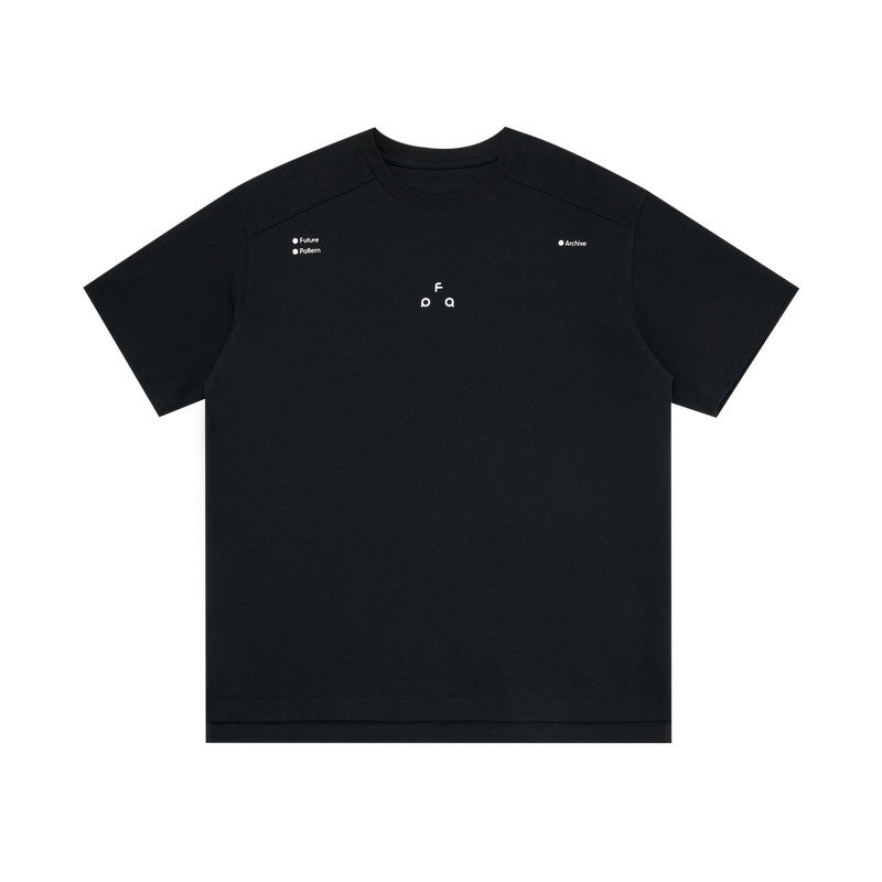 FPA Quick-Dry Cooling Antibacterial Anti-Mite Short-Sleeve T-Shirt, Chinese Streetwear American Basic Crew Neck Couple Summer Tee