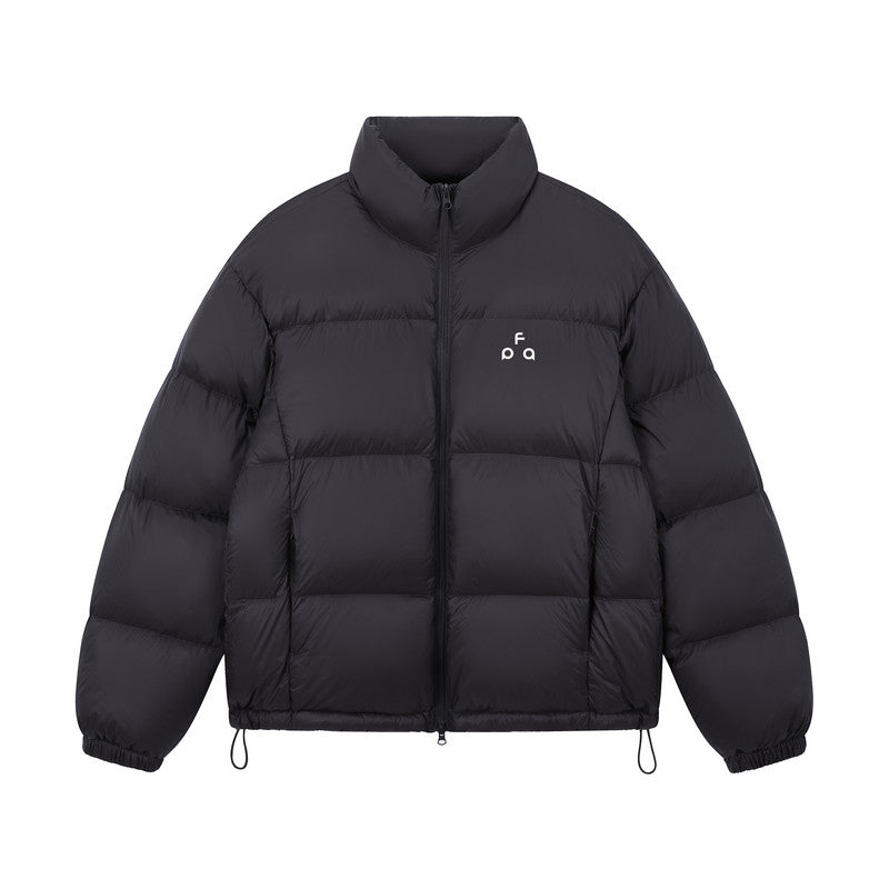 FPA Brand Logo Stand Collar Down Jacket - Winter Thick Warm Casual Sports Couple Coat
