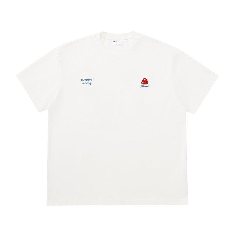 FPA Quick-Dry Cool-Touch 7A Antibacterial Anti-Mite Short-Sleeve Round-Neck Logo Print Unisex T-Shirt
