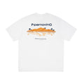 FPA Moisture-Wicking Quick-Dry Antibacterial Cool-Touch Sun-Protection Printed Sports Short Sleeve T-Shirt, Chinese Trend Loose Fit Couple Round Neck Tee
