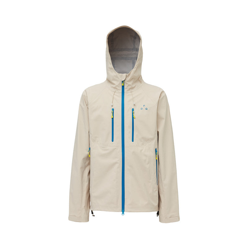 FPA Double-Zip Fully Taped Seams Rain Shield Jacket Outdoor Sports Three-Proof Mountaineering Clothes Coat