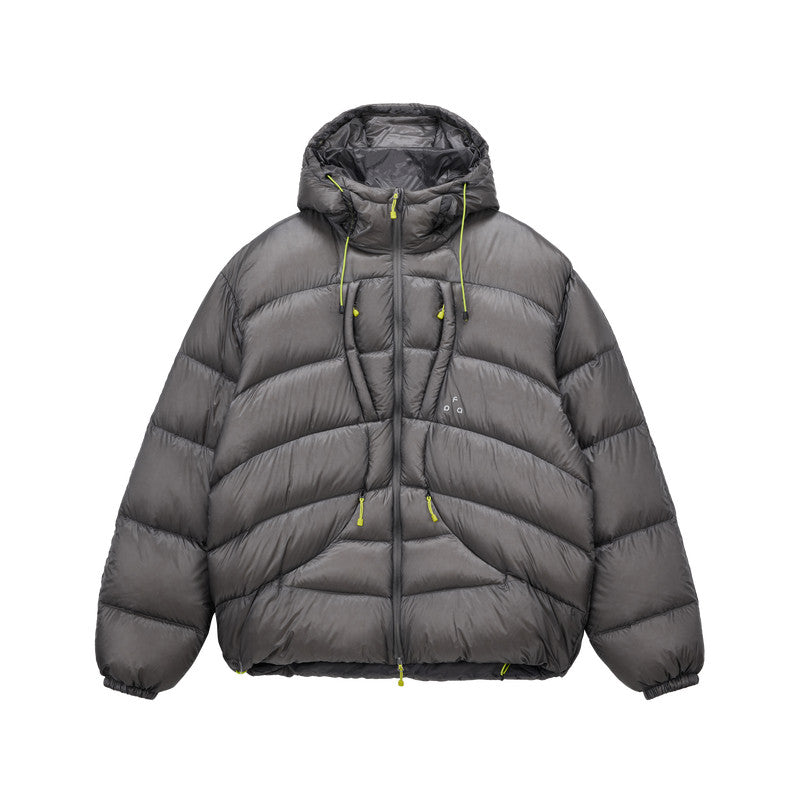 FPA Color-Block 90% Down Puffy Aurora Outdoor Sports Down Jacket Winter Warm Couple High Hooded Down Coat