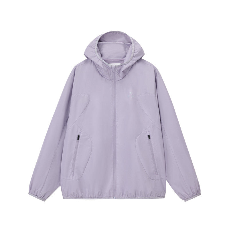 FPA Split Panel Track Jacket – Lightweight Hooded Outdoor Jacket for Spring and Autumn, Loose Unisex Design