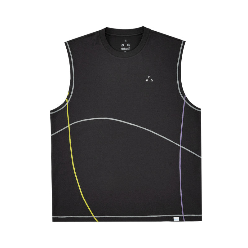 FPA Coolmax Color-Block Stitch Casual Vest 2026 New Summer Fitness Outdoor Hiking Sleeveless T-Shirt