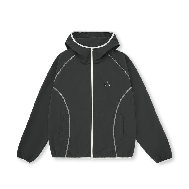 FPA UPF50+ Lightweight Training Zip-Up Jacket – Unisex Loose-Fit Sun Protection Layer for Spring/Summer