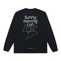 FPA Cool-Touch Quick-Dry Reflective Hole Running T-Shirt, Chinese Trend Spring Round Neck Couple Print Outdoor Sports Long Sleeve