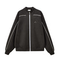 FPA Light Fleece Double-Sided Space Cotton Stand Collar Hoodie - Spring/Fall Sports Color-Block Zipper Casual Cardigan for Men