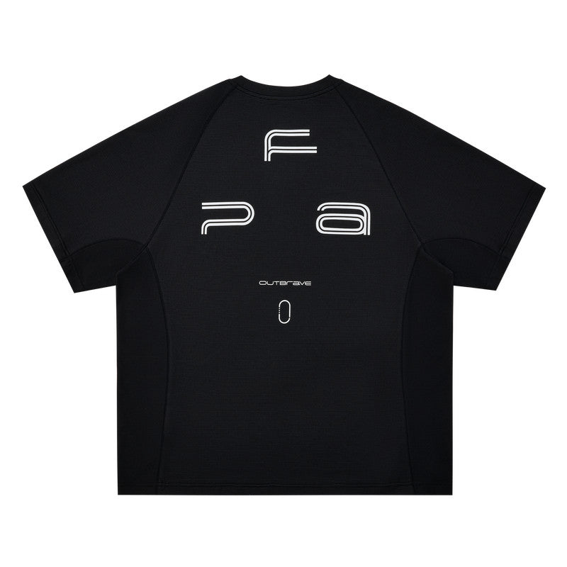 FPA COOLMAX Short-Sleeve T-Shirt with Triangle Logo - Summer Crew Neck Casual Outdoor Breathable Cool-Touch Tee for Men and Women