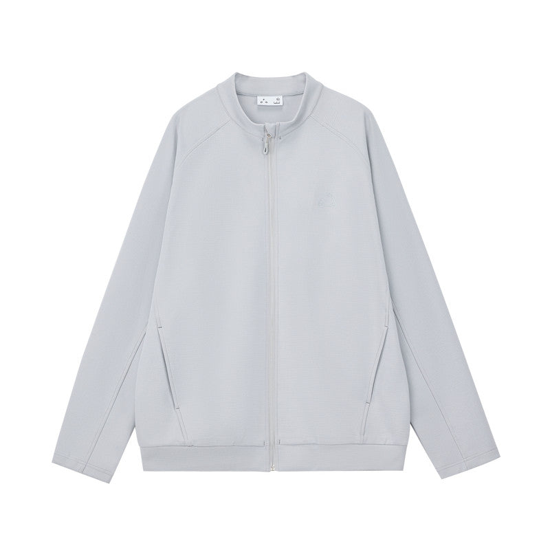 FPA Color-Block Logo Stand Collar Zip-Up Hoodie Sweatshirt for Men and Women, Casual Spring/Fall Jacket