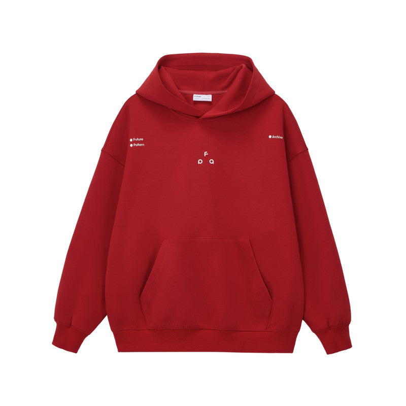 FPA Logo Graphic Hoodie - Chinese New Year Limited Edition in China Red, Couple Matching Pullover