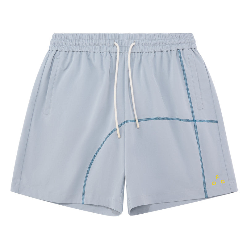 FPA Color-Block Hasselblad Lightweight Training Shorts Loose Straight-Leg Summer Running Fitness Outdoor 5-Inch Shorts for Men