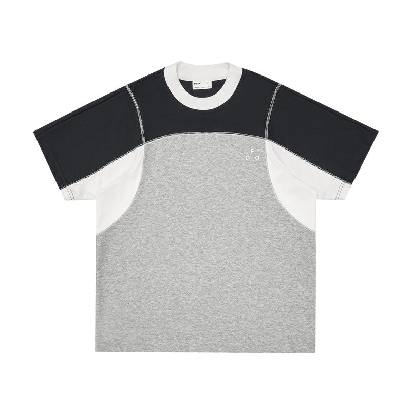 FPA Sport Hassel Contrast Raglan Sleeve Short Sleeve Summer Couple Loose Round Neck Design Sense Chinese Streetwear T-Shirt