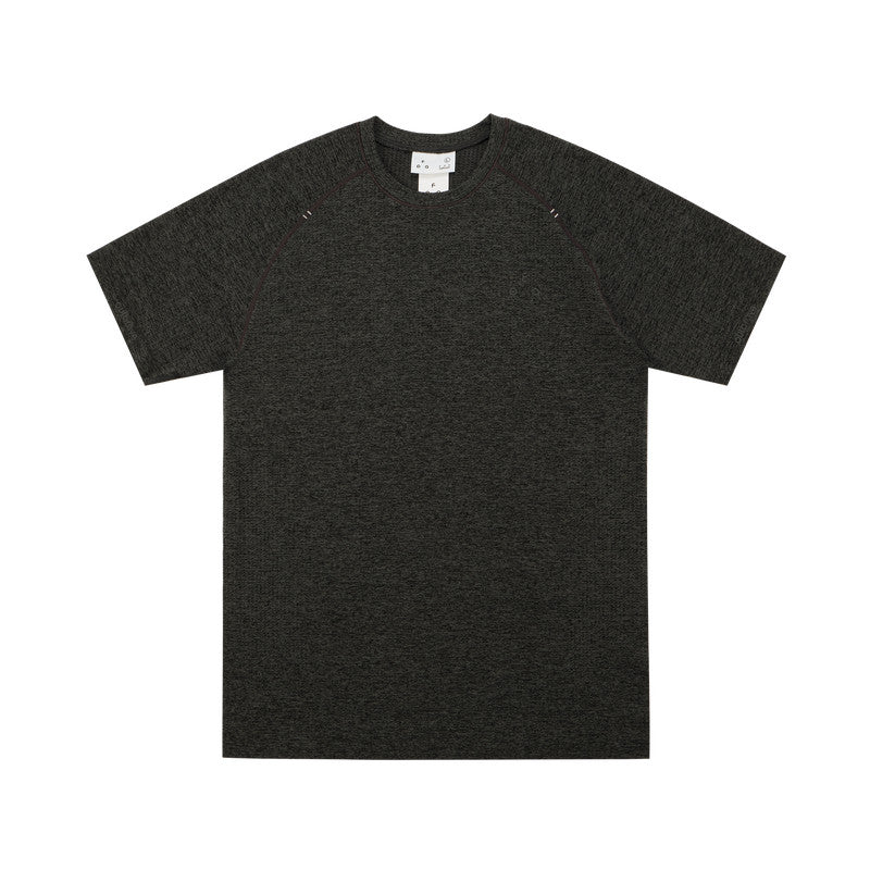 FPA Men's Knit Short Sleeve T-Shirt for Sports and Outdoor Activities, Breathable, Moisture-Wicking, Quick-Dry, Logo Design