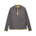 FPA Half-Zip Fleece Outdoor Long-Sleeve Shirt for Spring and Autumn, American Casual Sporty Retro Design Tee