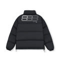 FPA Phantom 8 Short Down Jacket with Stand Collar - Winter Thick Warm Loose Unisex Down Coat for Men