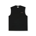 FPA Gradient Logo Sleeveless Tank Top - Chinese Streetwear Summer Round Neck Athletic Vest for Men