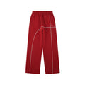 FPA Hasuo Thermostatic Athletic Casual Pants - Chinese New Year Red Straight-Leg Sweatpants