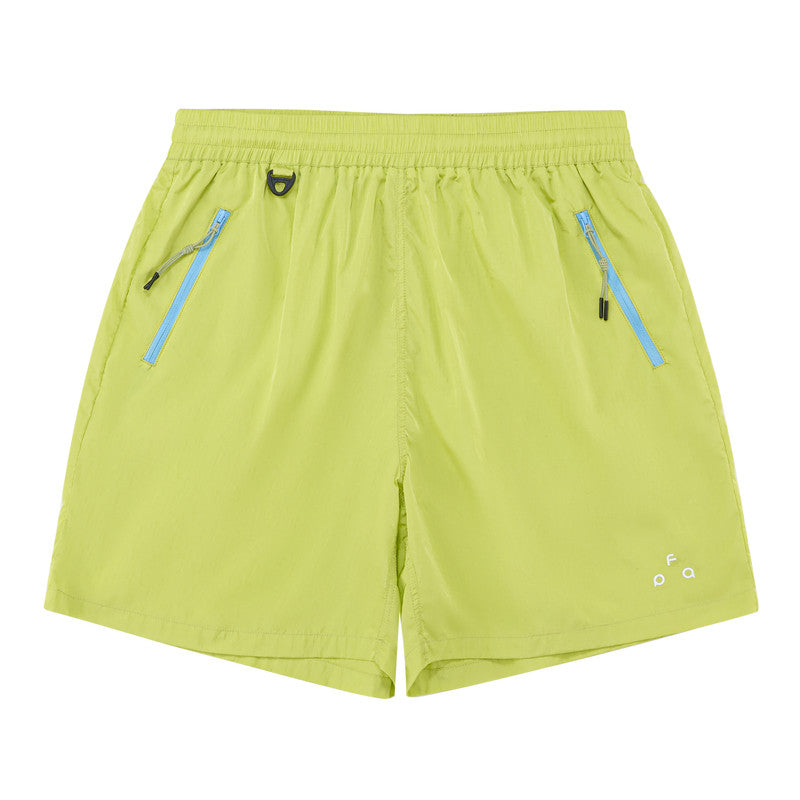 FPA Outdoor Sun-Protection Contrast-Color Zip Print Shorts Summer Niche Design Loose Running Fitness Sports Pants