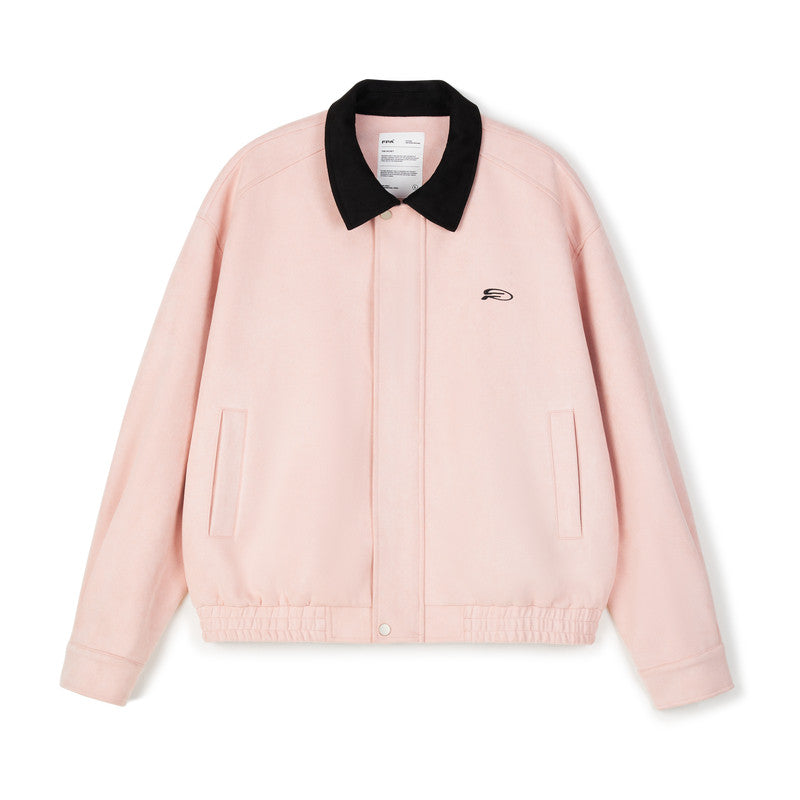 FPA Suede Lapel Jacket - Chinese Streetwear Trend, Loose-Fit American Style Short Couple Jacket for Spring/Autumn