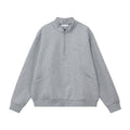 FPA Lyocell Warm Structure Half-Zip Pullover Sweatshirt for Men – Spring Semi-High Collar Casual Top