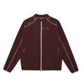 FPA Color-Block Contrast Stitch Jacket for Spring and Autumn, American Retro Zip-Up Long-Sleeve Unisex