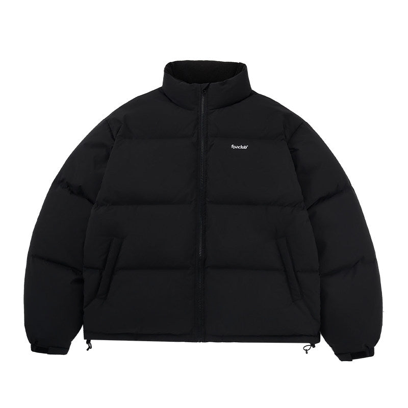 FPA 90% White Duck Down Basic Green Puffer Jacket, Thick Warm Unisex Winter Coat
