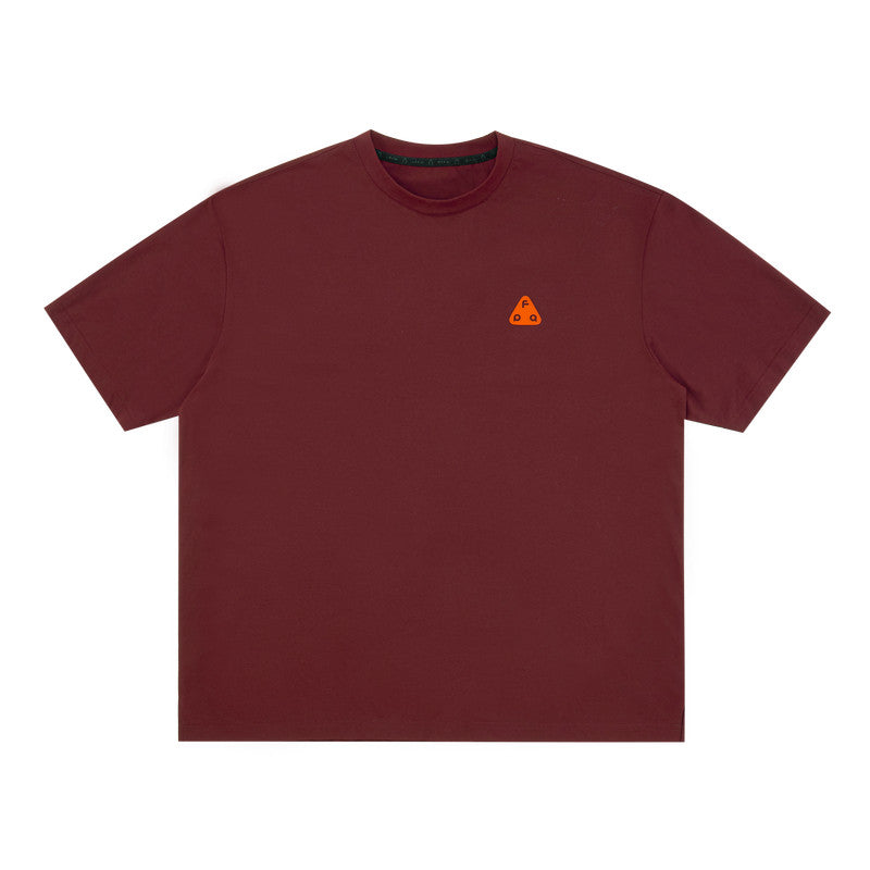 FPA Moisture-Wicking Antibacterial Cool-Touch Printed Outdoor Sports Casual T-Shirt, Chinese Trendy Round Neck Couple Short Sleeve