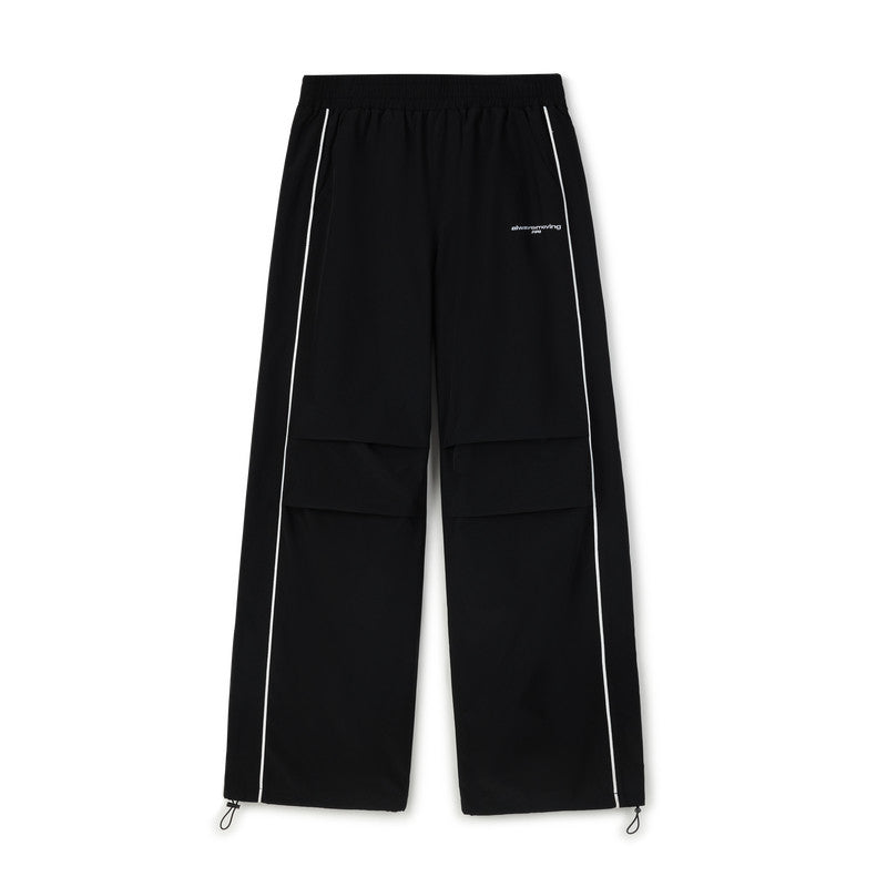 FPA Retro Athletic Woven Pants – Loose-Fit Straight-Leg Casual Trousers for Men, Spring/Fall, Streetwear Style