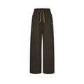 FPA Cotton-Nylon Casual Straight-Leg Pants with Rice-Grain Embroidery - 2026 Fall New Arrival, Contrast Color Couple Drawstring Loose Pants for Men