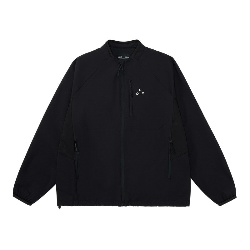FPA Nylon 66 Waterproof Fleece Jacket Color-Block Outdoor Loose Thin Spring/Autumn Couple Coat