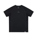 FPA Sport COOLMAX Paneled T-Shirt - Summer Outdoor Breathable Crew Neck Basic Logo Black Short Sleeve Men