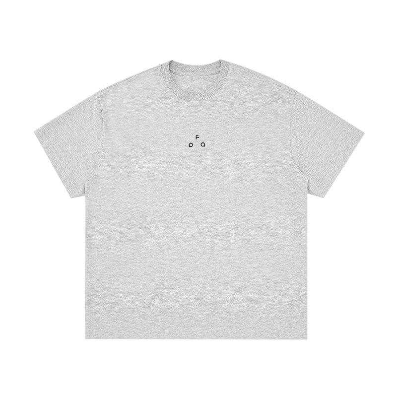 FPA Quick-Dry Antibacterial Mite-Resistant Cool-Touch Short Sleeve Basic Logo Casual Minimalist Summer Crew Neck Chinese Trend Couple T-Shirt
