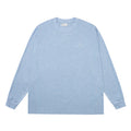FPA Sorona Antibacterial Yarn-Dyed Logo Long-Sleeve T-Shirt - Chinese Streetwear Casual Loose Round Neck Couple Tee