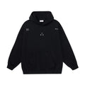 FPA Warm Fleece Hooded Sweatshirt - Chinese Streetwear Basic Logo Relaxed Unisex Couple Hoodie