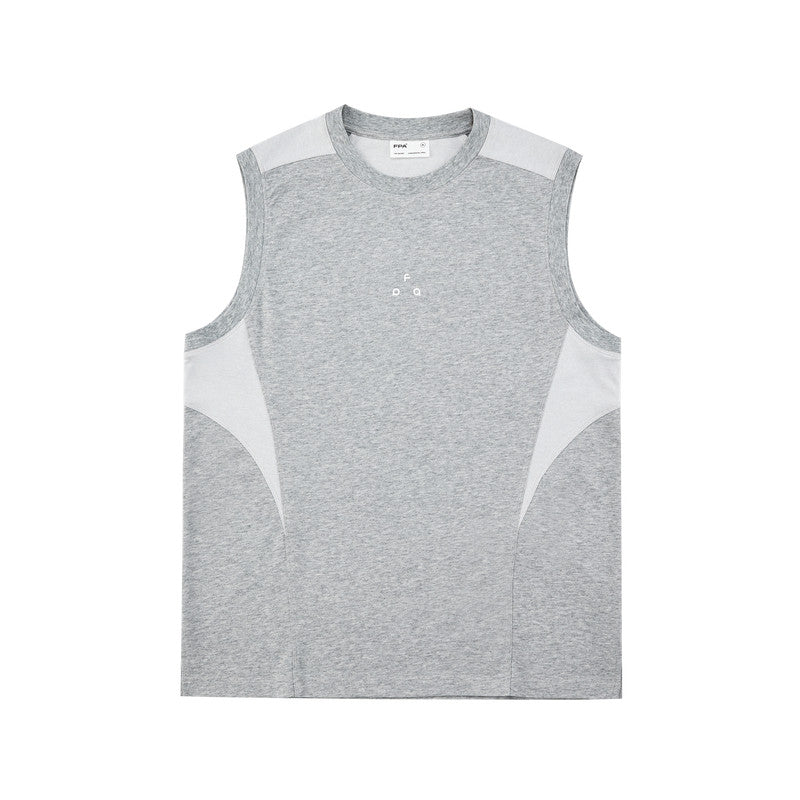 FPA Cool-Touch Quick-Dry Sports Vest Summer Crew Neck Basic Casual Outdoor Fitness Breathable Sleeveless T-Shirt for Men