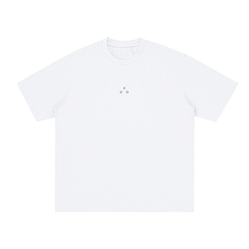 FPA Breathable Quick-Dry Cooling UPF50+ Short Sleeve T-Shirt for Couples, Loose Round Neck Sports Tee