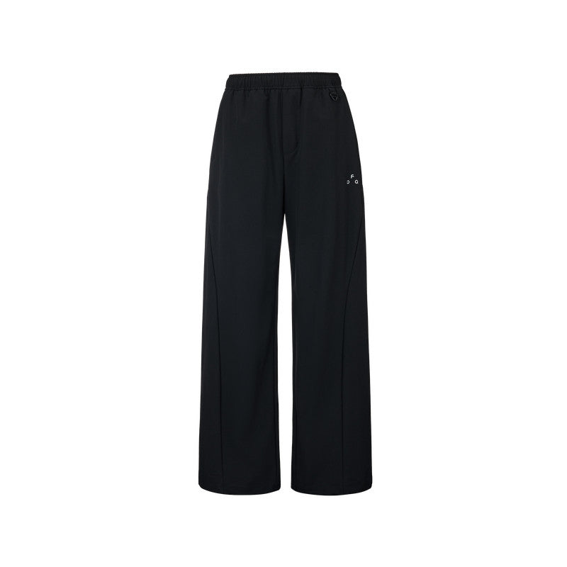 FPA Outdoor Water-Repellent Abrasion-Resistant Softshell Four-Way Stretch Hiking Trousers, National Trend Loose Straight-Leg Casual Pants for Men